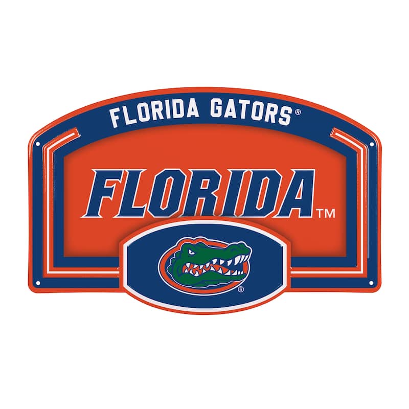 University of Florida Embossed Steel Wall Sign, 11" x 17"