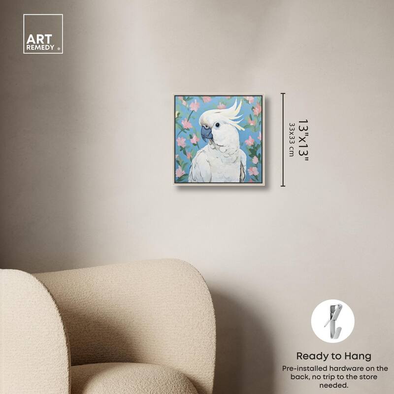 White Cockatoo I Canvas by Art Remedy