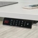preview thumbnail 8 of 15, White Electric Standing Desk 4 Memory Presets 47x26 Inch USB A C Ports
