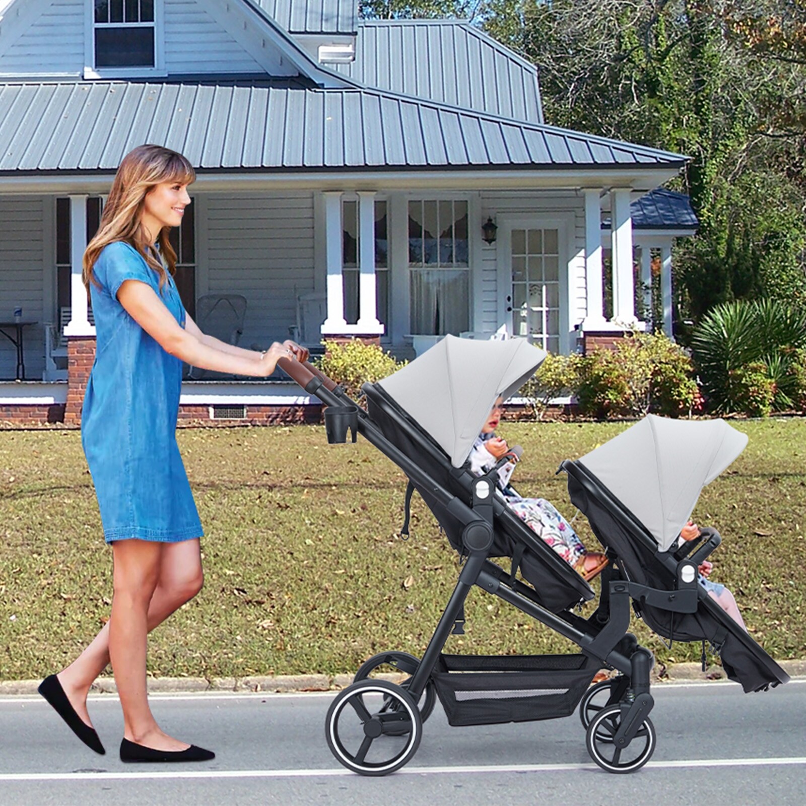 Double Stroller Track Tandem Stroller for Infant and Toddler Bed Bath Beyond 40810882