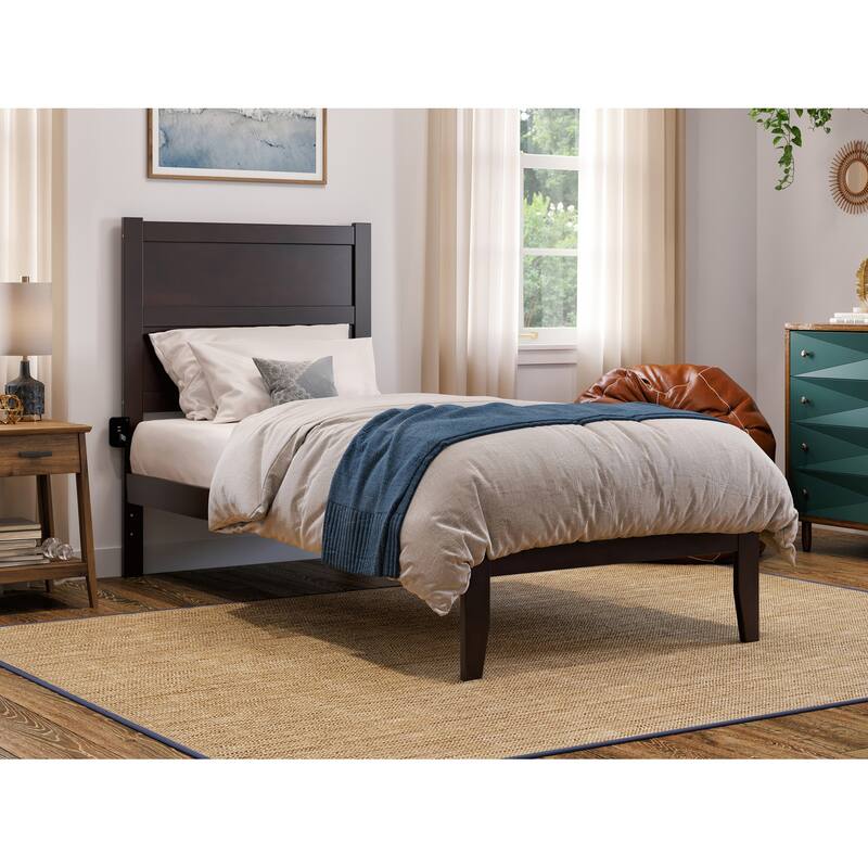 NoHo Twin XL Platform Bed in Espresso