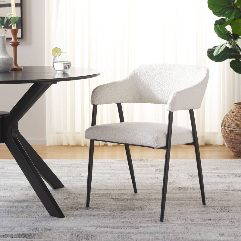 SAFAVIEH Ebba Dining Chair - 21.7 In. W x 22 In. D x 30.7 In. H - 22Wx22Dx31H