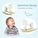 preview thumbnail 9 of 8, Classic Kids Rocking Horse with Handrails, Backrest & Wooden Base, Ideal for Toddlers 1-3 Years, Safe & Sturdy