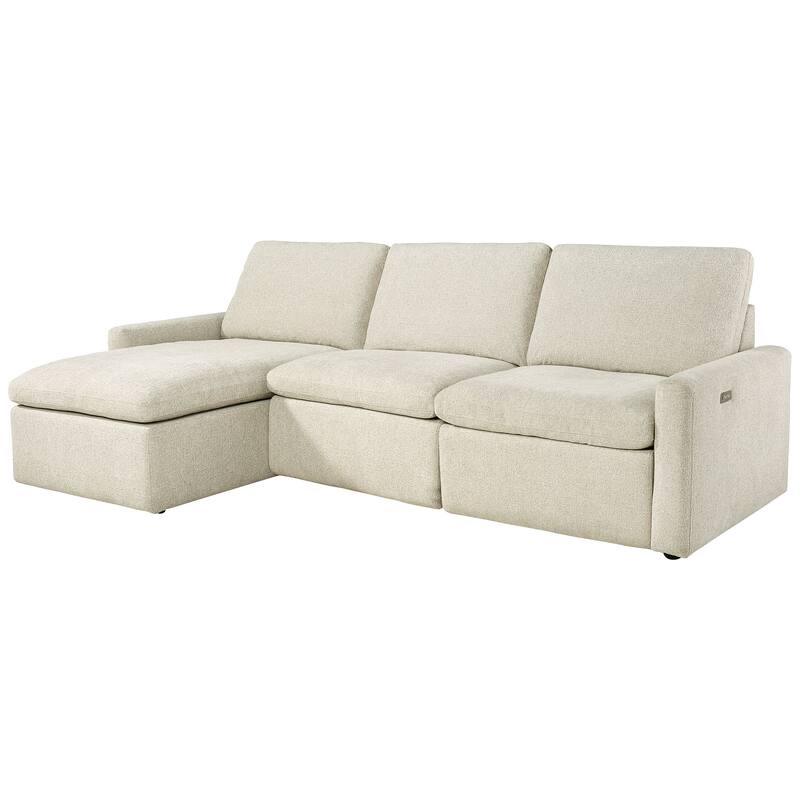 Signature Design by Ashley Hartsdale 3-Piece Reclining Sofa Chaise - 109.5" W x 64" D x 38.5" H