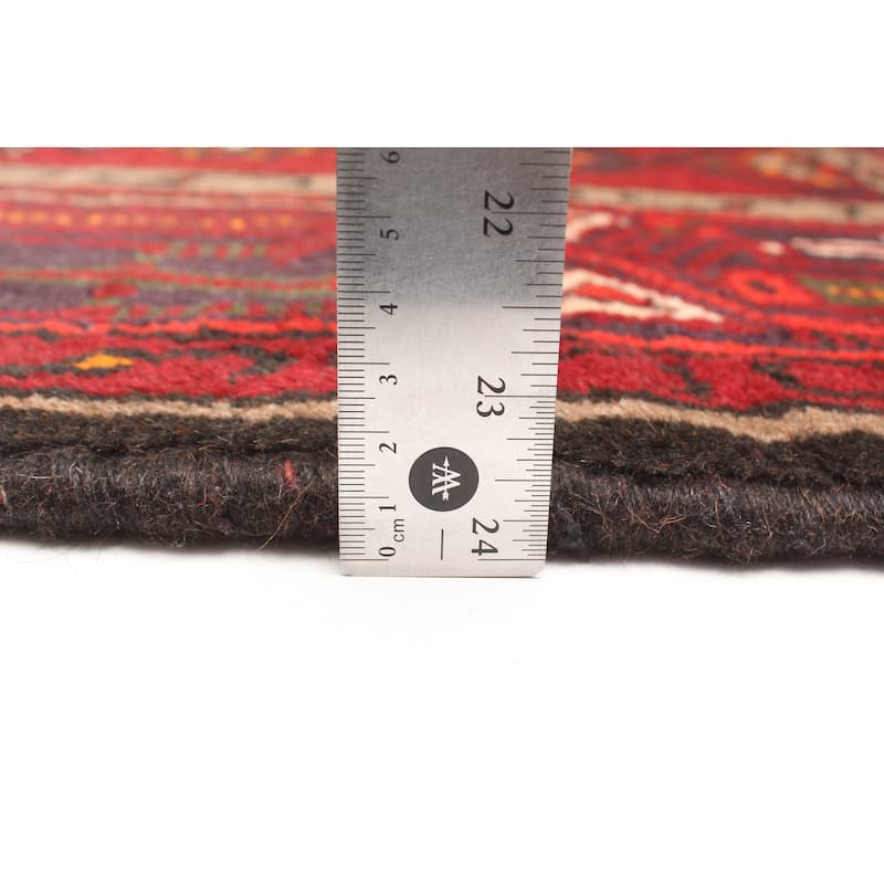 ECARPETGALLERY Hand-knotted Andelz Red Wool Rug - 4'0 x 6'4