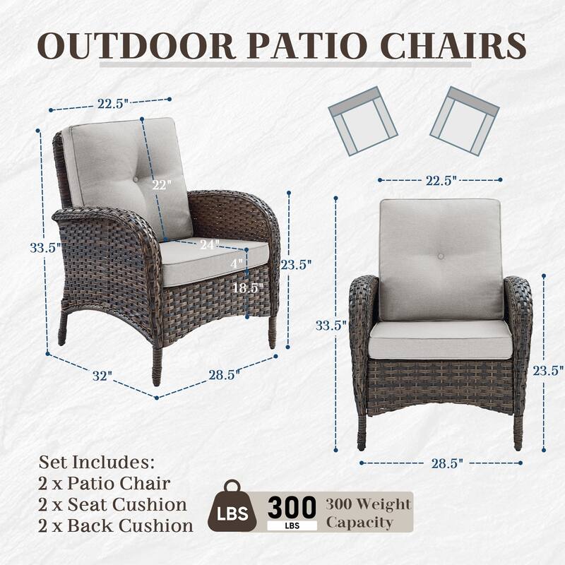 Outdoor Rocker Chair with Sofa Chair -Beige - Yellow