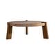 preview thumbnail 3 of 3, Natural Wood Round Coffee Table for Living Room
