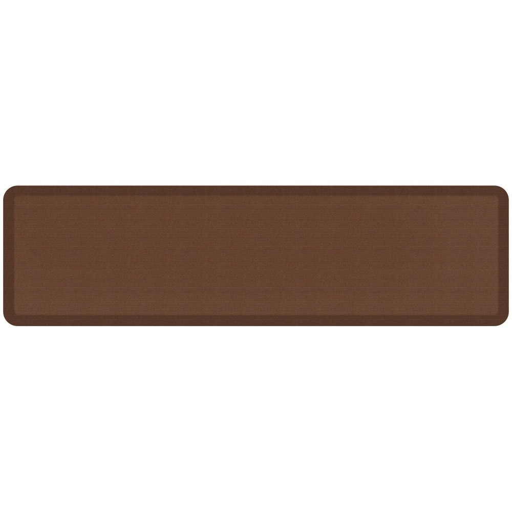 Designer Comfort Grasscloth Anti-Fatigue Kitchen Mat