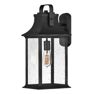 Hinkley Lighting 19" Tall Outdoor Wall Sconce with Seedy Glass