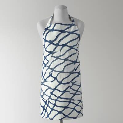 Exclusive Fabrics Ellis Printed Cotton Apron - 27 X 34