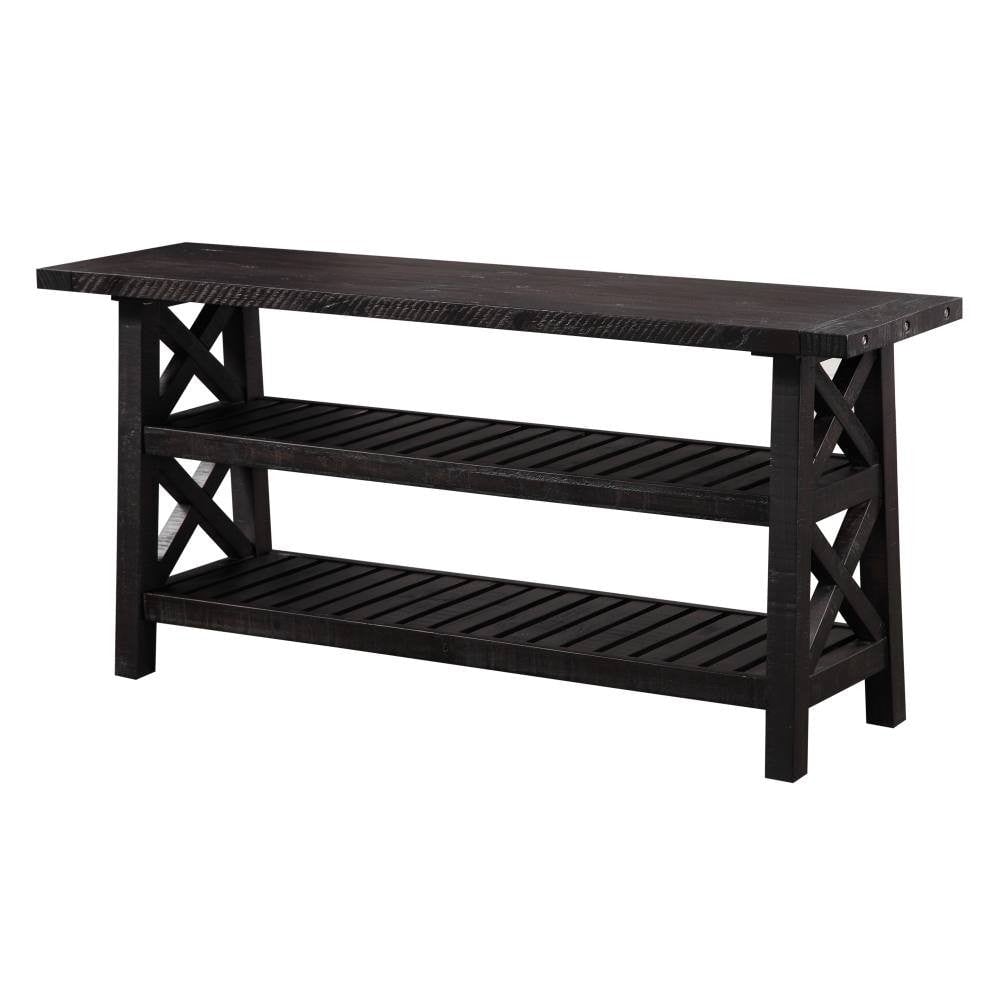 Oak Park Cross Bar Console Table