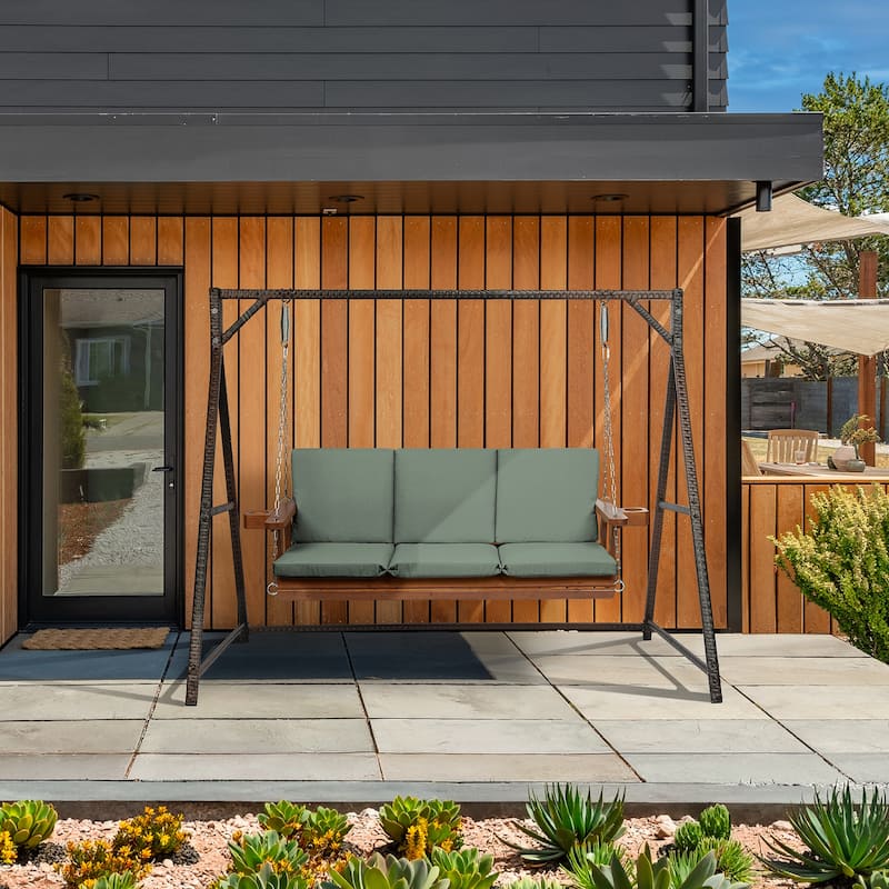 ARDEN earthFIBER Indoor / Outdoor Swing Cushion Set, 56 x 20