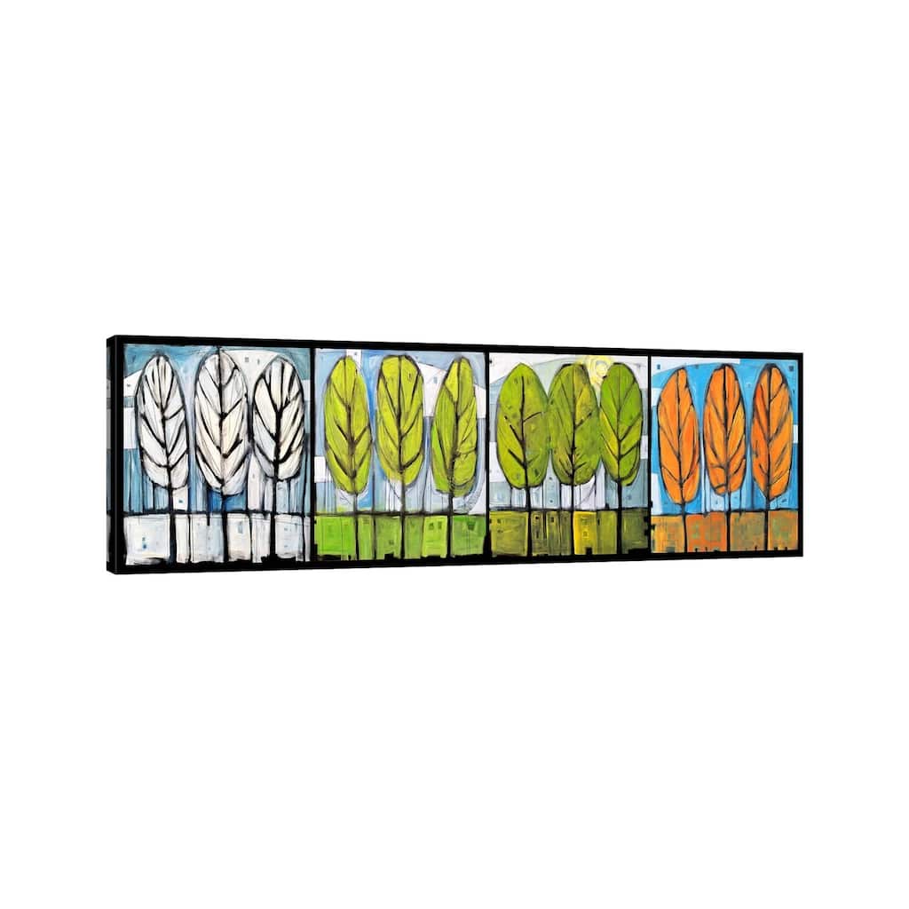 iCanvas "Four Seasons Tree Series Horizontal" by Tim Nyberg Canvas Print