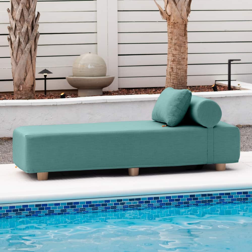 Jaxx Alvy Outdoor Sun Lounger - Luxurious Sunbed with Sunbrella Cover