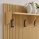 preview thumbnail 6 of 16, Soma Fluted 3-in-1 Hall Tree With Storage Bench and Coat Rack