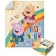preview thumbnail 25 of 52, Hasbro Peppa Pig Silk Touch Sherpa Throw Blanket 50" x 60" - Find Your Joy
