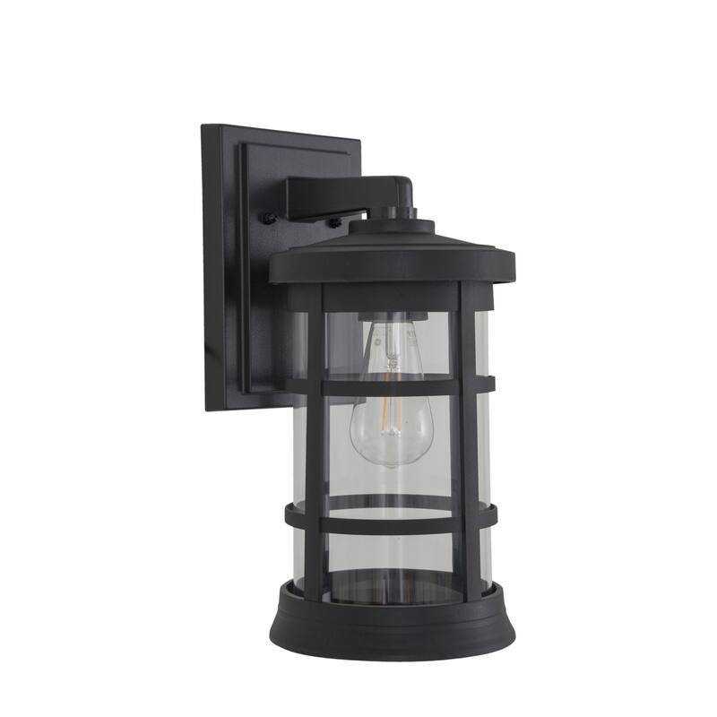 Craftmade Composite Lanterns 7" Wide Outdoor Wall Sconce - Textured Black