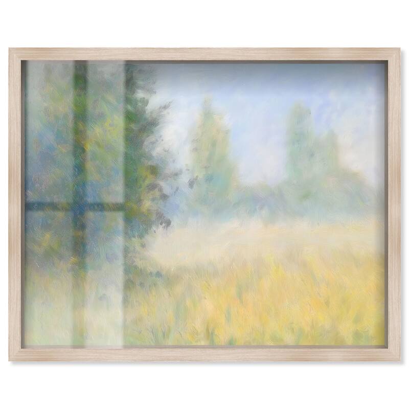 Faded Horizon II Shadowbox by Art Remedy - Natural - 24" x 20"