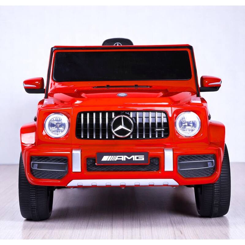 Licensed Mercedes-AMG G63 Ride On Car,12V Electric Car with Remote Control,LED Lights,MP3 Player,children car Motorized Vehicles - Red