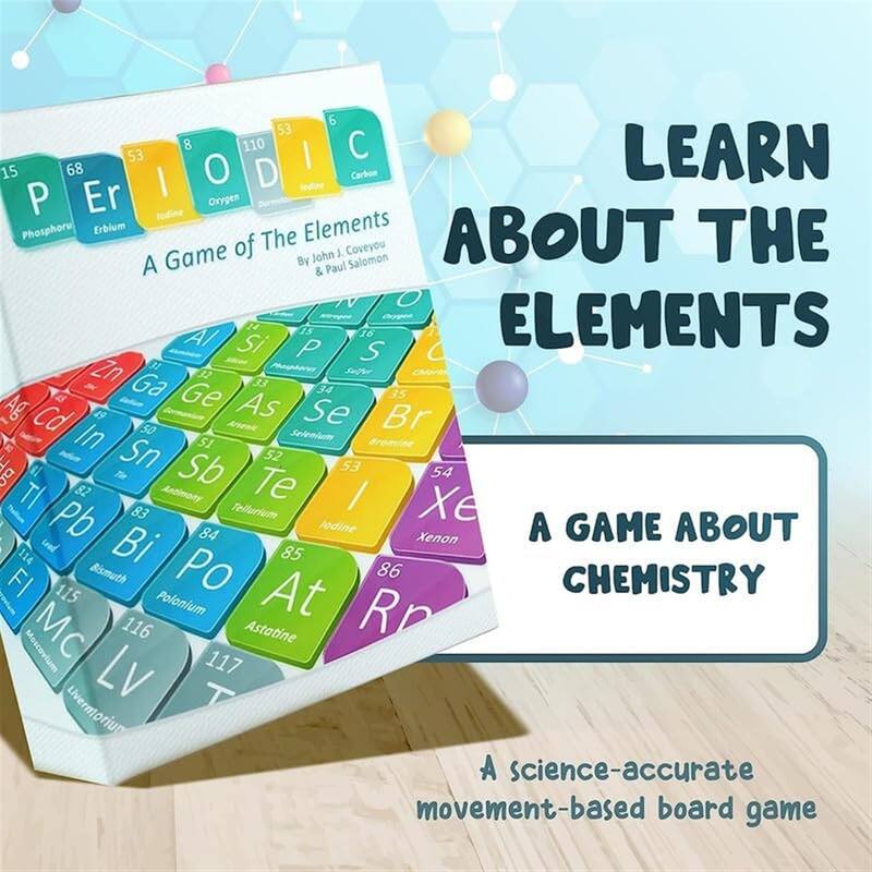 Periodic A Chemistry Board Game of The Elements Periodic Table Game for Learning