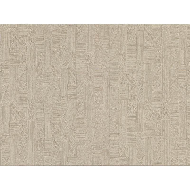 Kensho Beige Parquet Wood Wallpaper