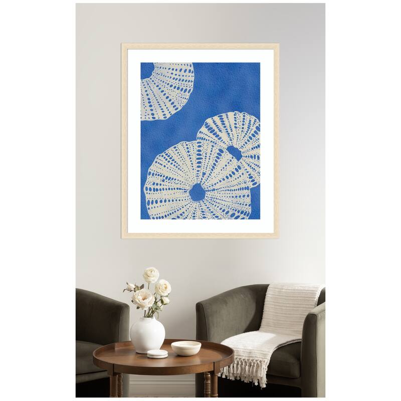 Kate and Laurel Framed Art Ocean charms ll by Nikita Jariwala