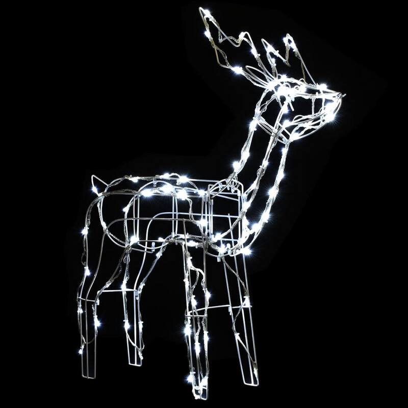 Meyi 3pc Outdoor Reindeer Family Christmas Decor, 229 Cool White LED - Cool White