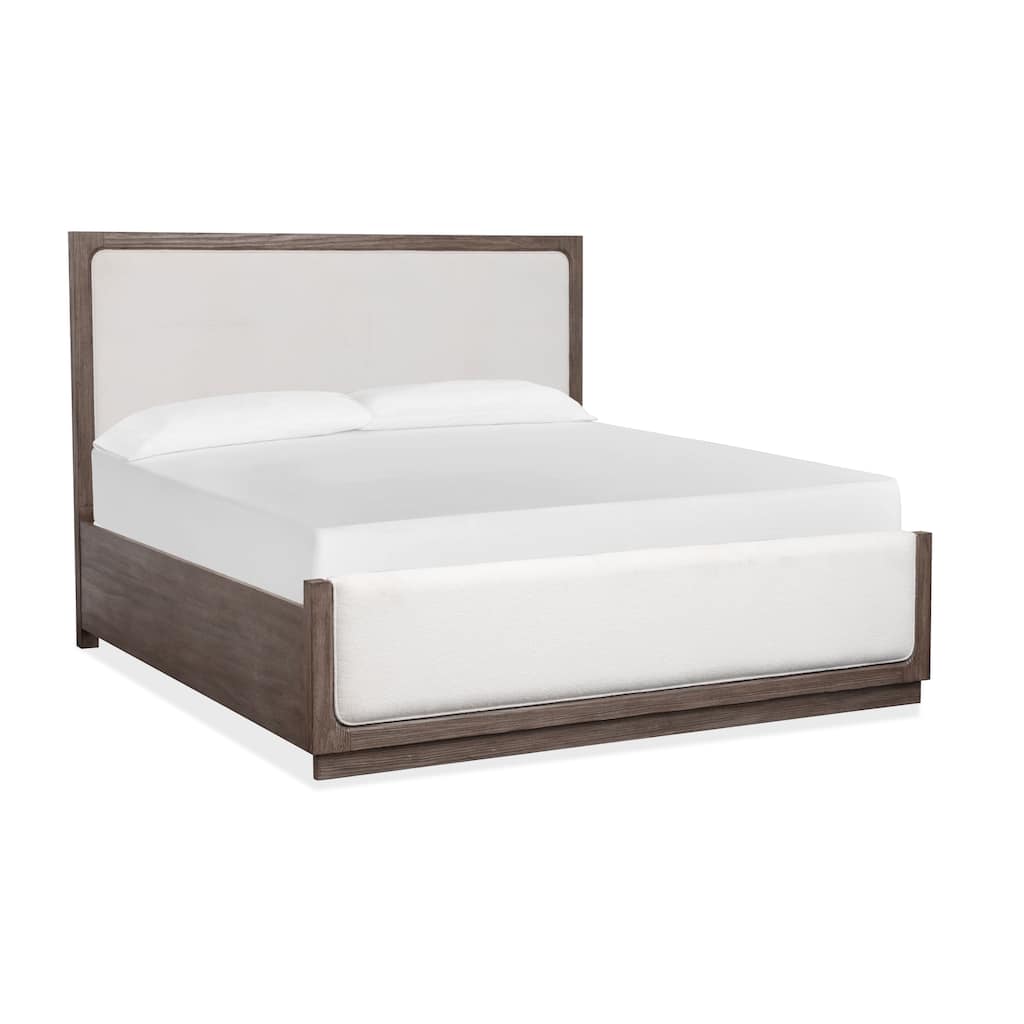 Magnussen Home Westbourne Dark Umber Upholstered Panel Bed
