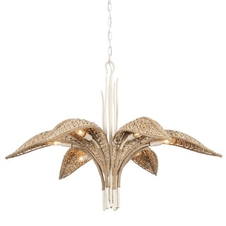 Varaluz Century Palm 6-Light Chandelier - Country White