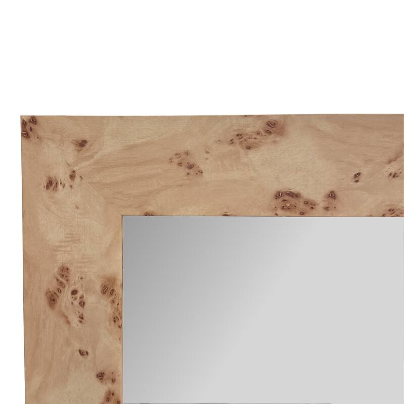 Burled Vanity Mirror - 40H x 30W x 1D