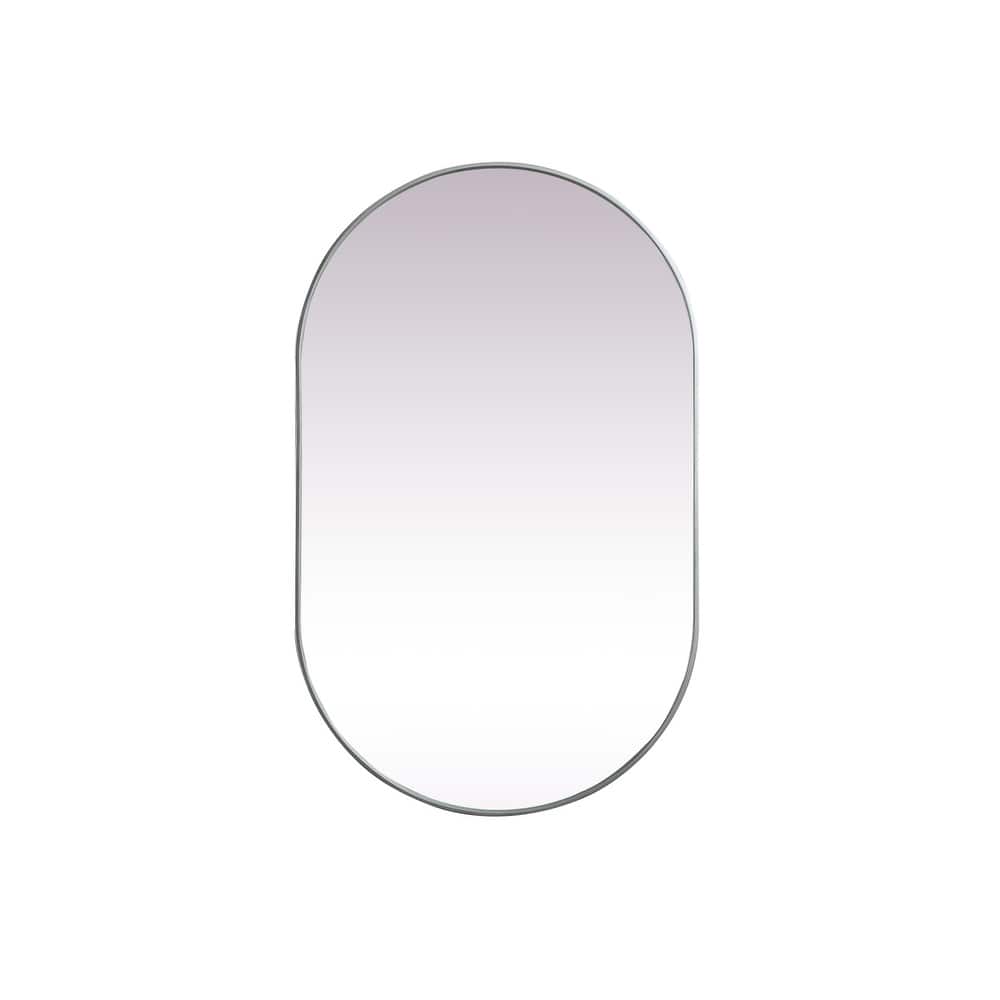 Elegant Lighting MR2A3048 Asha 30" W x 48" H Oval Framed Bathroom