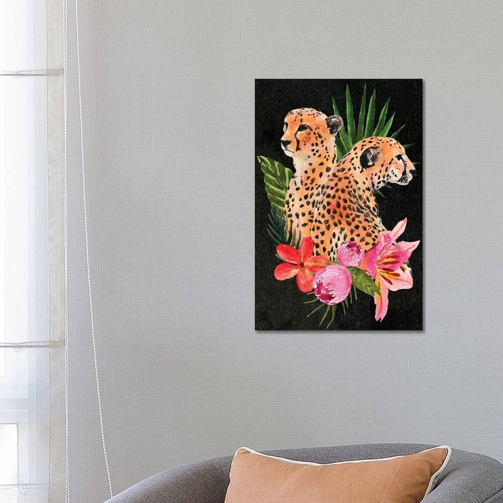 iCanvas "Cheetah Bouquet I" by Annie Warren Canvas Print