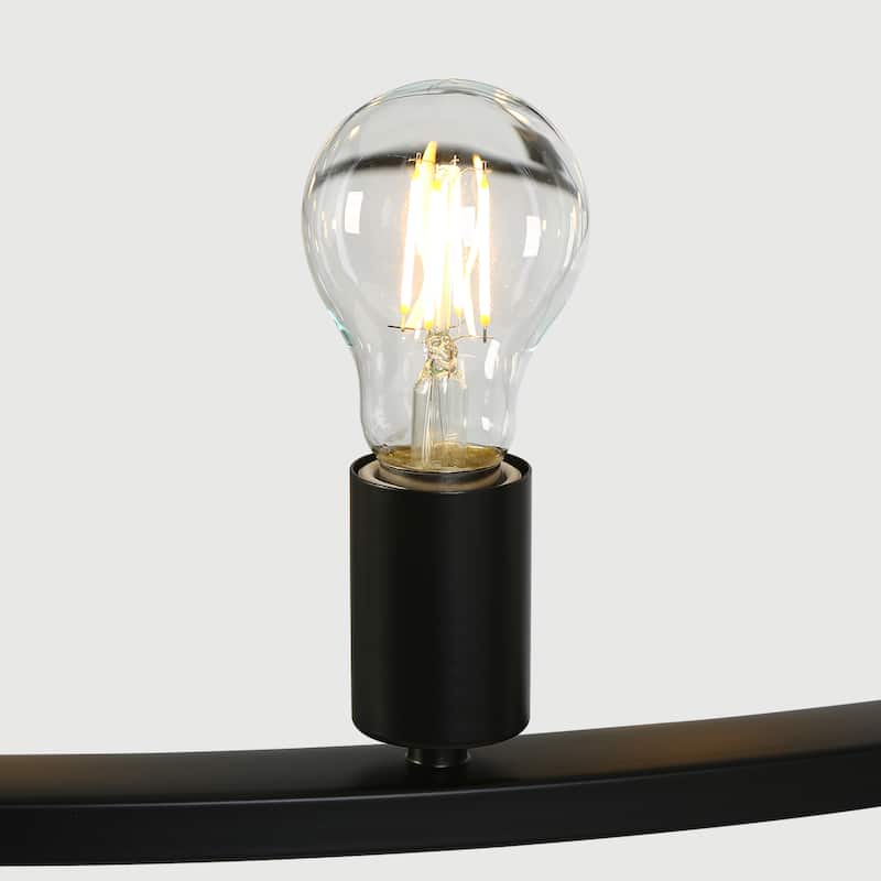 Oriea Farmhouse Black 15-Light Wheel Chandelier 39.4 IN. Modern Industrial 2-Tier Classic Candle Lights - D 39.4" x H 10.2"