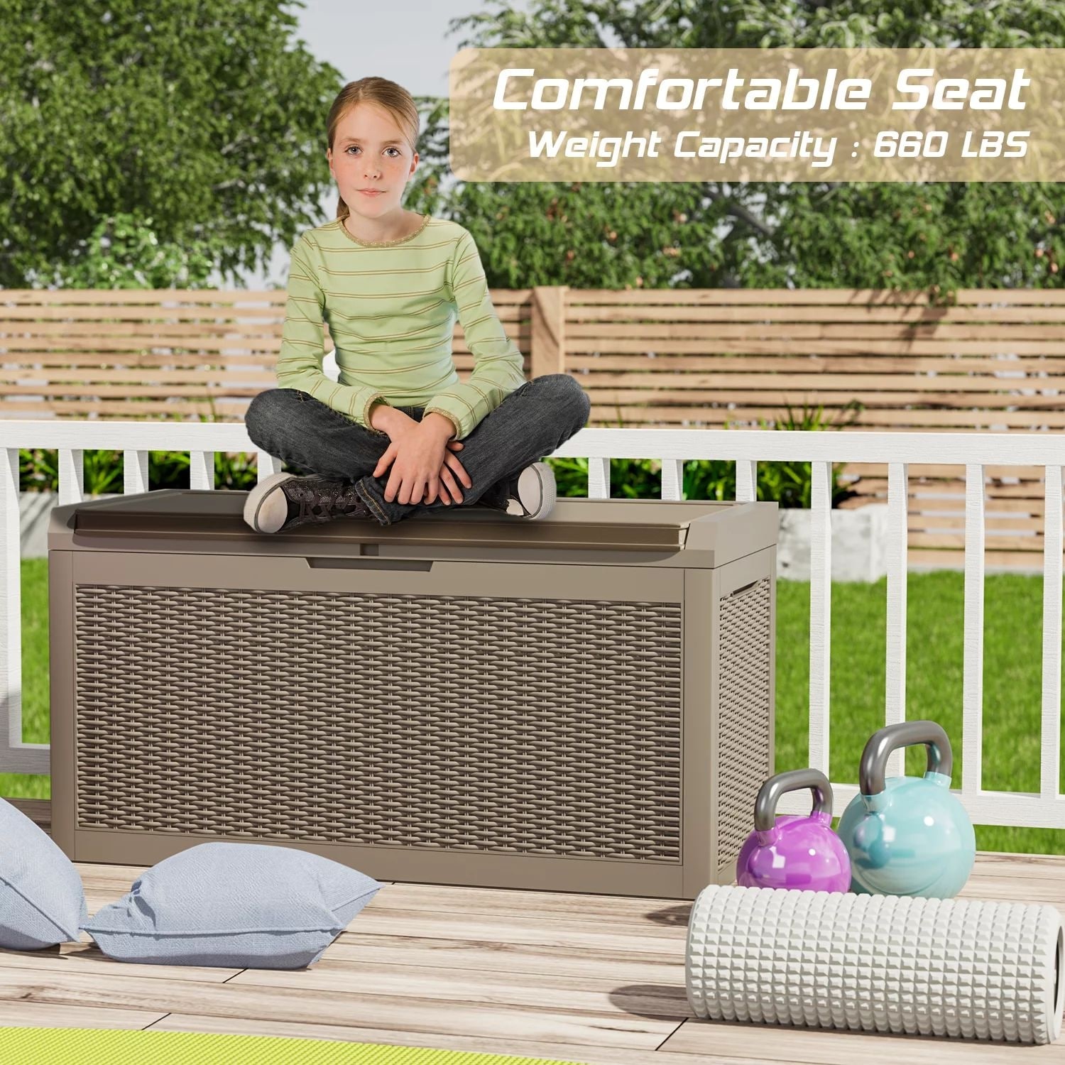 Outdoor storage seat hotsell box