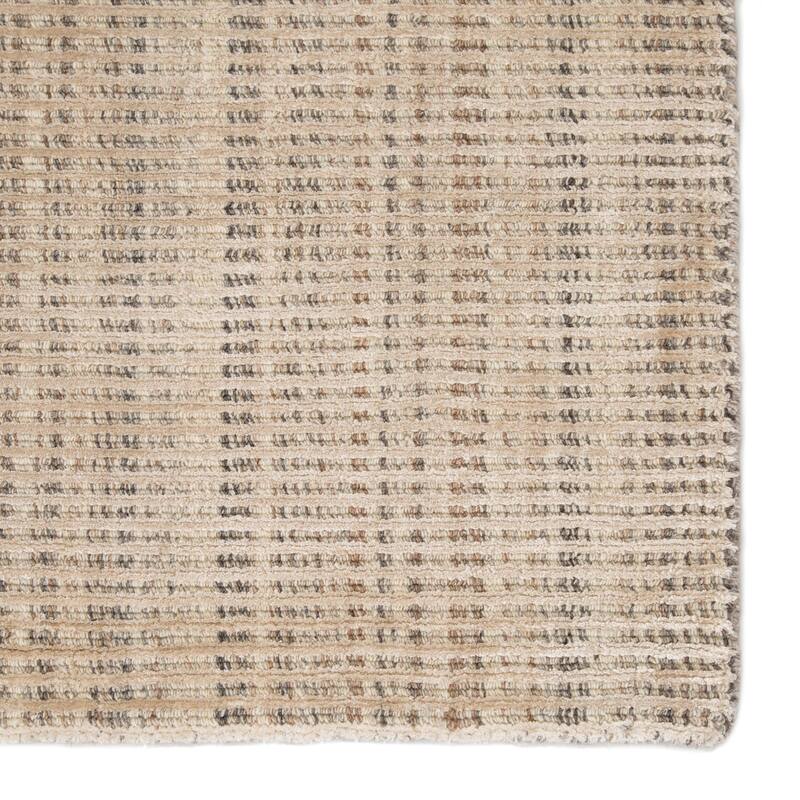Phase Handmade Solid Color Textured Wool/ Viscose Area Rug