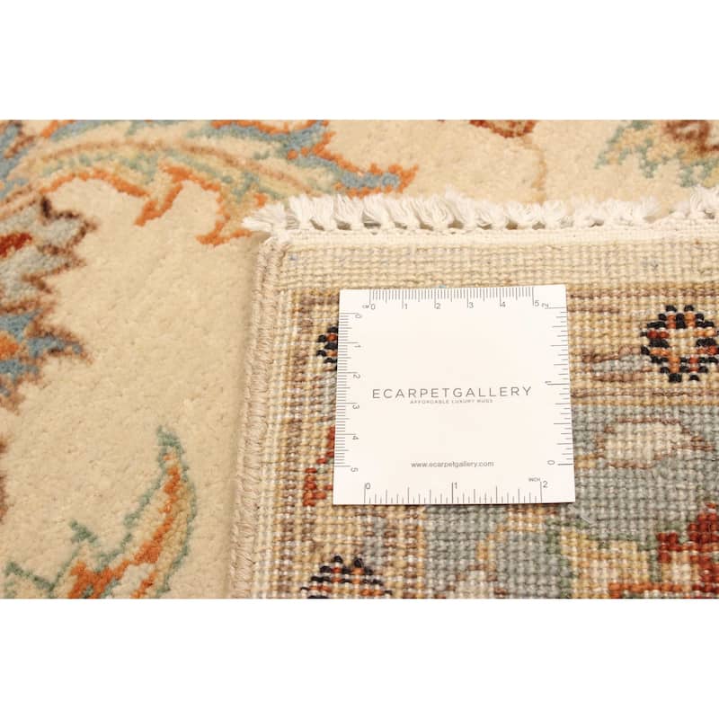 ECARPETGALLERY Hand-knotted Jamshidpour Cream Wool Rug - 4'0 x 6'0