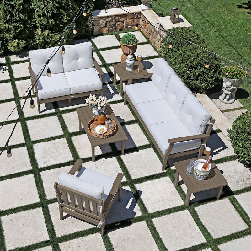 HIGHWOOD Lehigh 6-Piece Grand Deep Seating Set