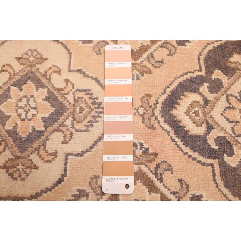 ECARPETGALLERY Hand-knotted Finest Kargahi Copper Wool Rug - 6'7 x 9'2