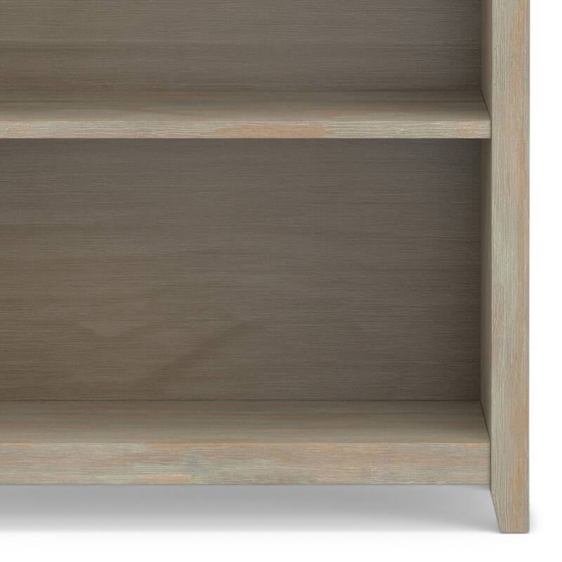 WYNDENHALL Halifax 30" Wide Solid Wood Transitional 5 Shelf Bookcase - 30"w x 14"d x 70" h