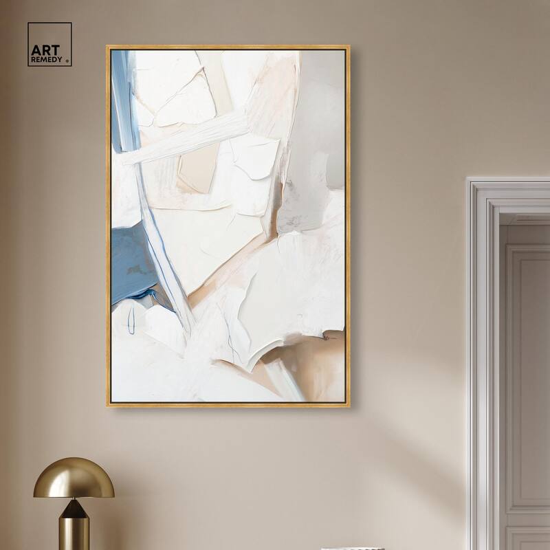 Bone and Beige I Canvas by Art Remedy