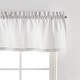 preview thumbnail 3 of 8, Martha Stewart Ticking Stripe 3-piece Curtain Tier and Valance Set