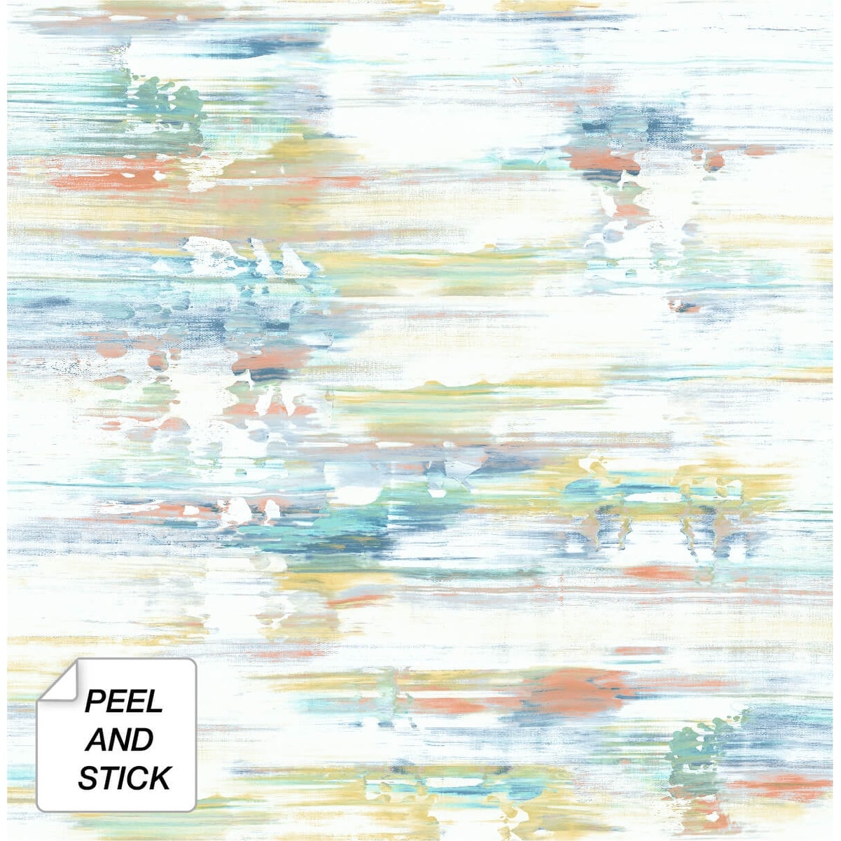 NextWall Brushed Stripe Abstract Peel and Stick Removable Wallpaper - 20.5 in. W x 18 ft. L