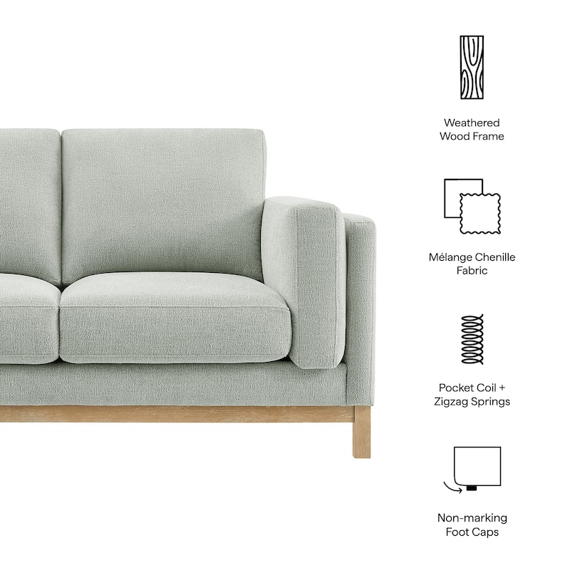 Roscoe 63 inch Upholstered Loveseat