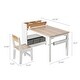 preview thumbnail 10 of 8, Children Play Table with Bookcase and 2 Chairs Set