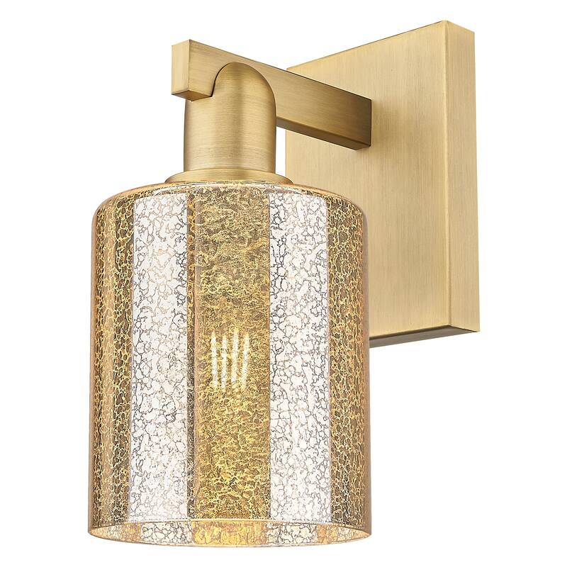 Innovations Lighting 716-1W-11-5 Cobbleskill Sconce Cobbleskill 11" - Brushed Brass / Mercury