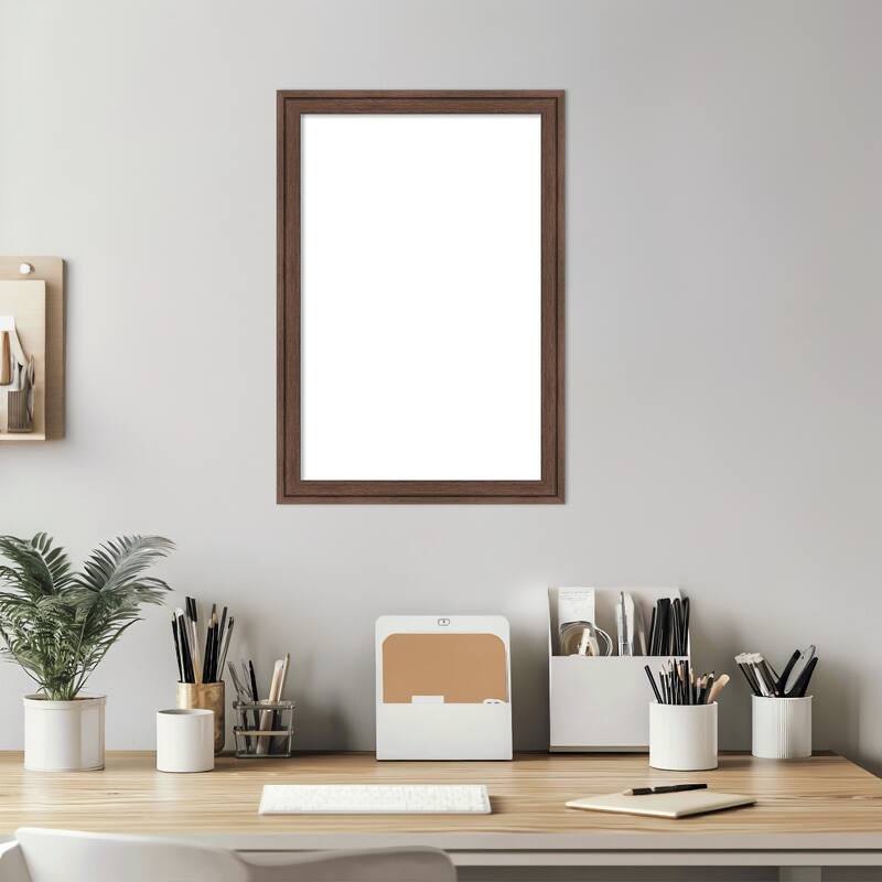 Amanti Art Florence Gold Framed Dry Erase Magnetic Board