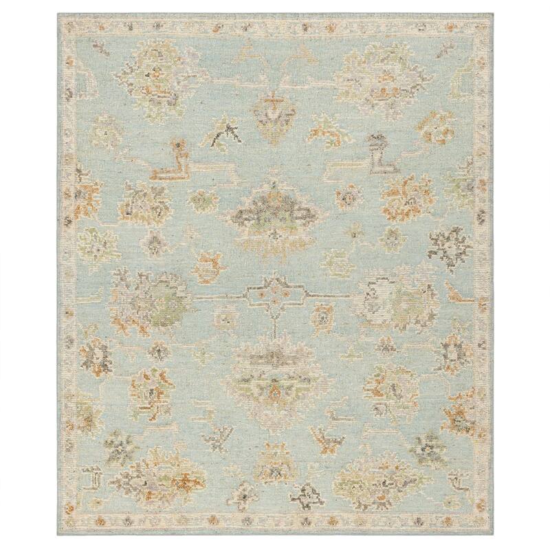 Karastan Berkswell Ornamental Hand Knotted Area Rug - 9' x 12' - Heath Blue - Rectangle