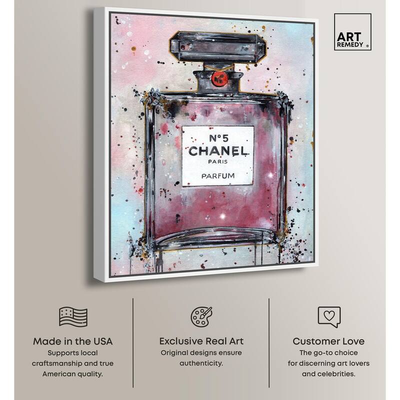 Doll Memories - Abstract Perfume Canvas by Art Remedy