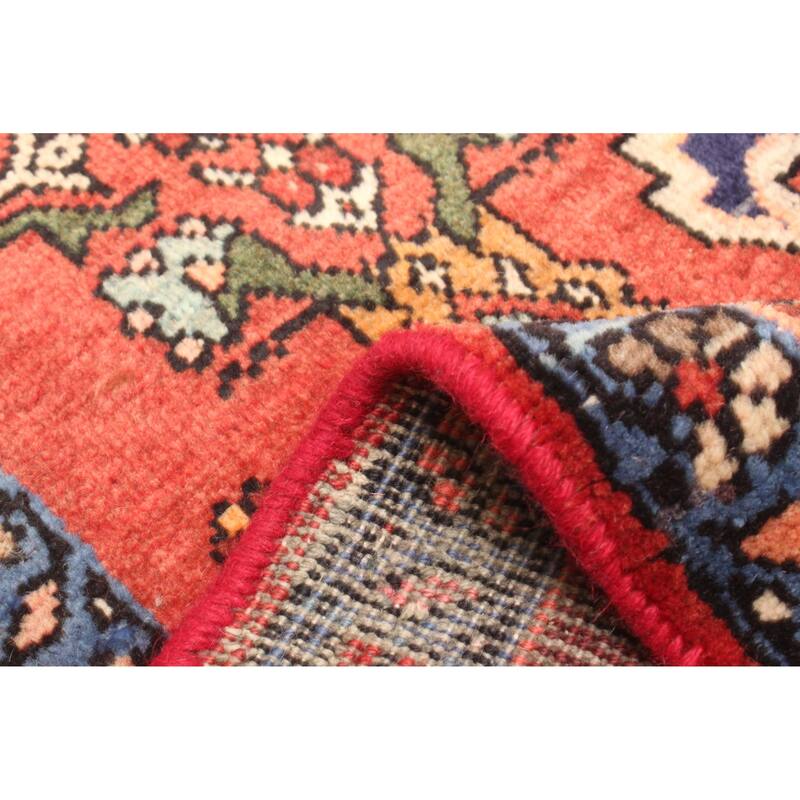 ECARPETGALLERY Hand-knotted Konya Anatolian Red Wool Rug - 4'2 x 7'0