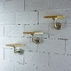 preview thumbnail 3 of 16, Furniture Pipeline Ames 3-piece Industrial Decorative Wall Shelf Set